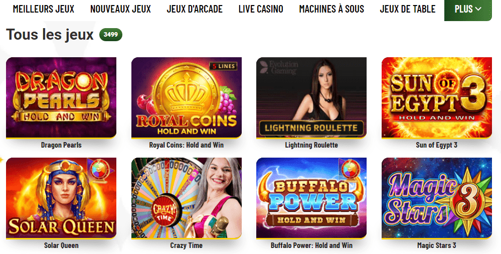 games casino machance